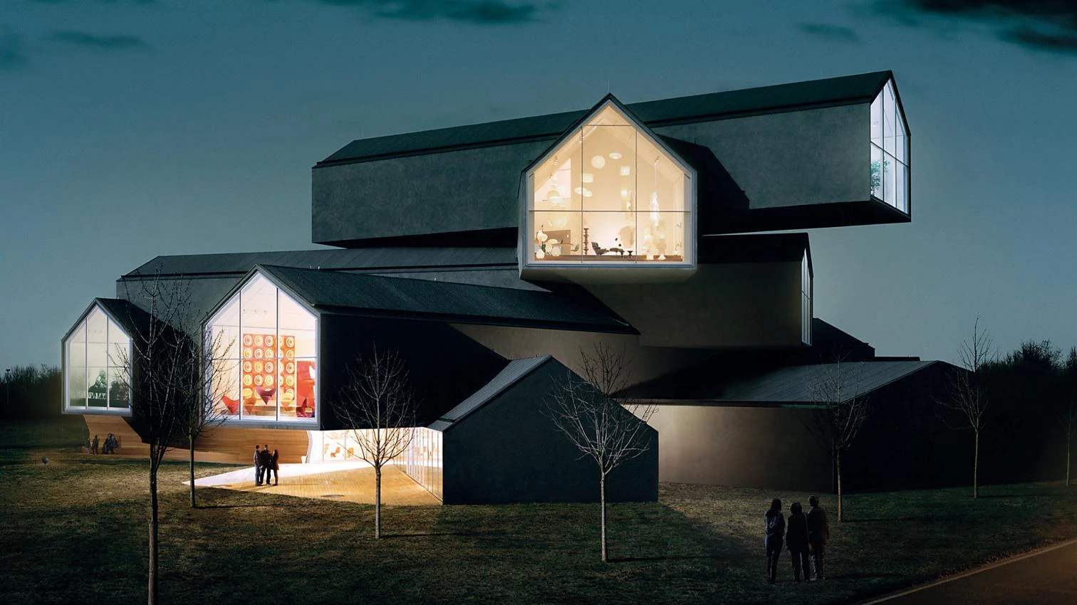 VitraHaus de H&dM, apilamientos domésticos