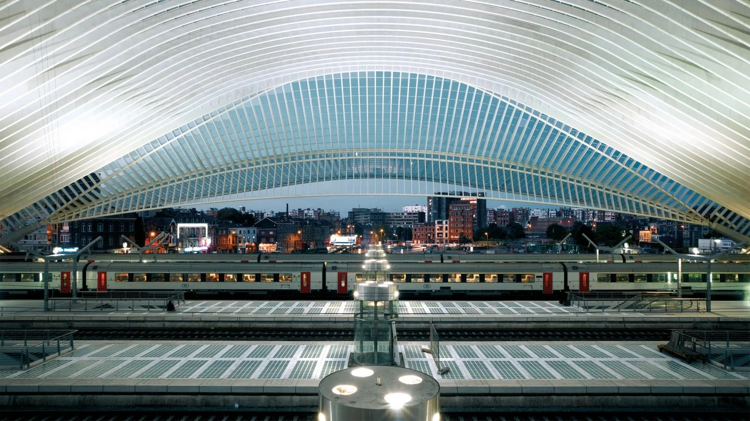 Alta velocidad belga, Calatrava en Lieja