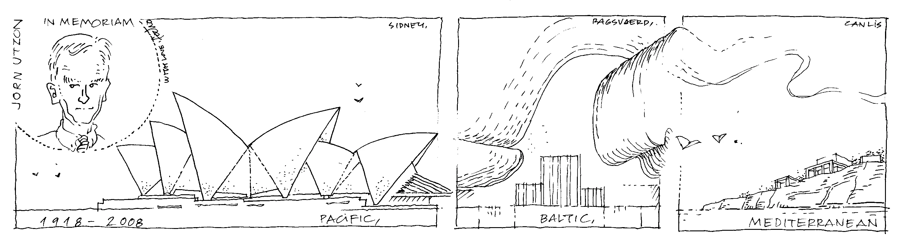 Adiós a Jørn Utzon, arquitecto de nubes