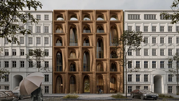 Hecho de barro y fabricado con una impresora 3D