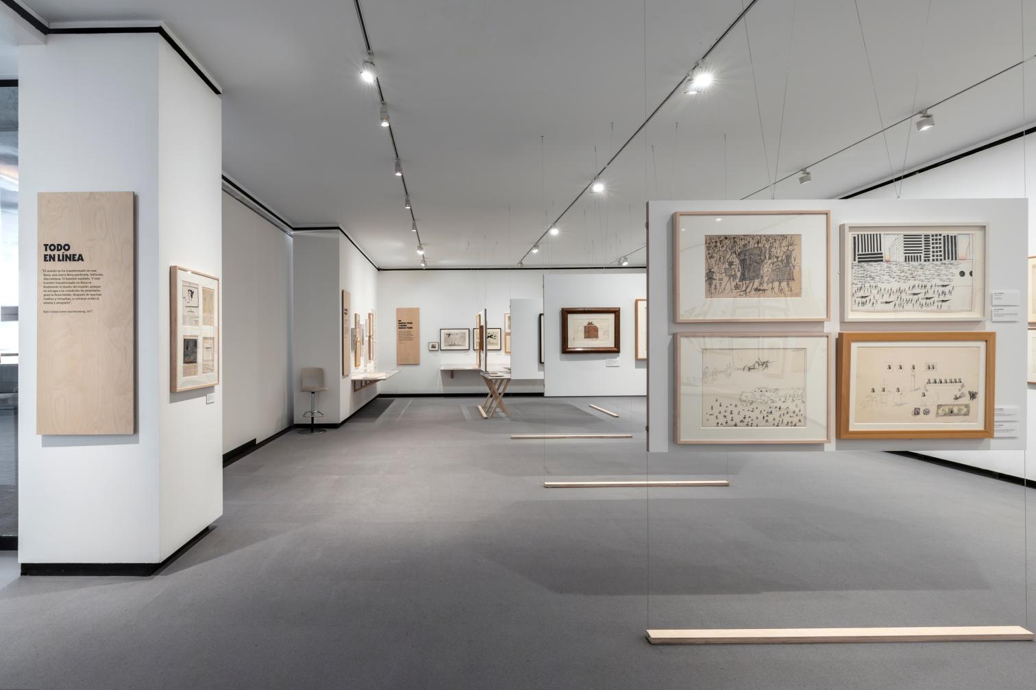 ‘Saul Steinberg, artista’ en la Fundación Juan March