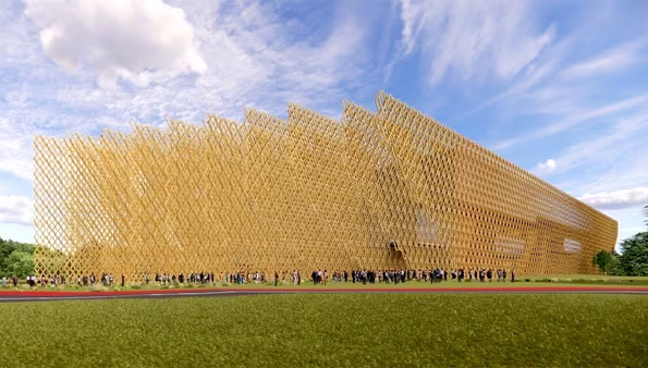 El Pompidou brasileño tejido con ladrillos de Solano Benítez