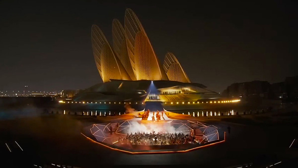 Celebration at Zayed Museum