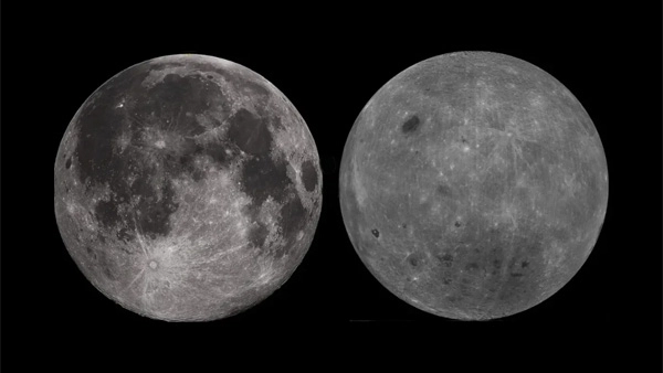 China revela cómo es la enigmática cara oculta de la Luna