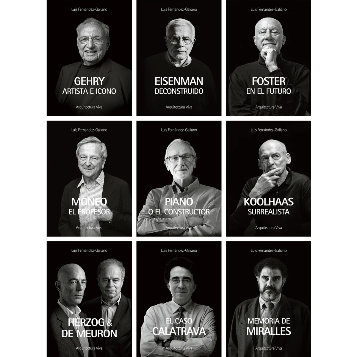 Nueve retratos de arquitectos 