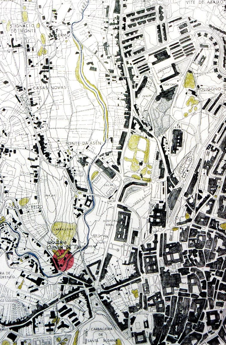 Viviendas en una vaquería, Santiago