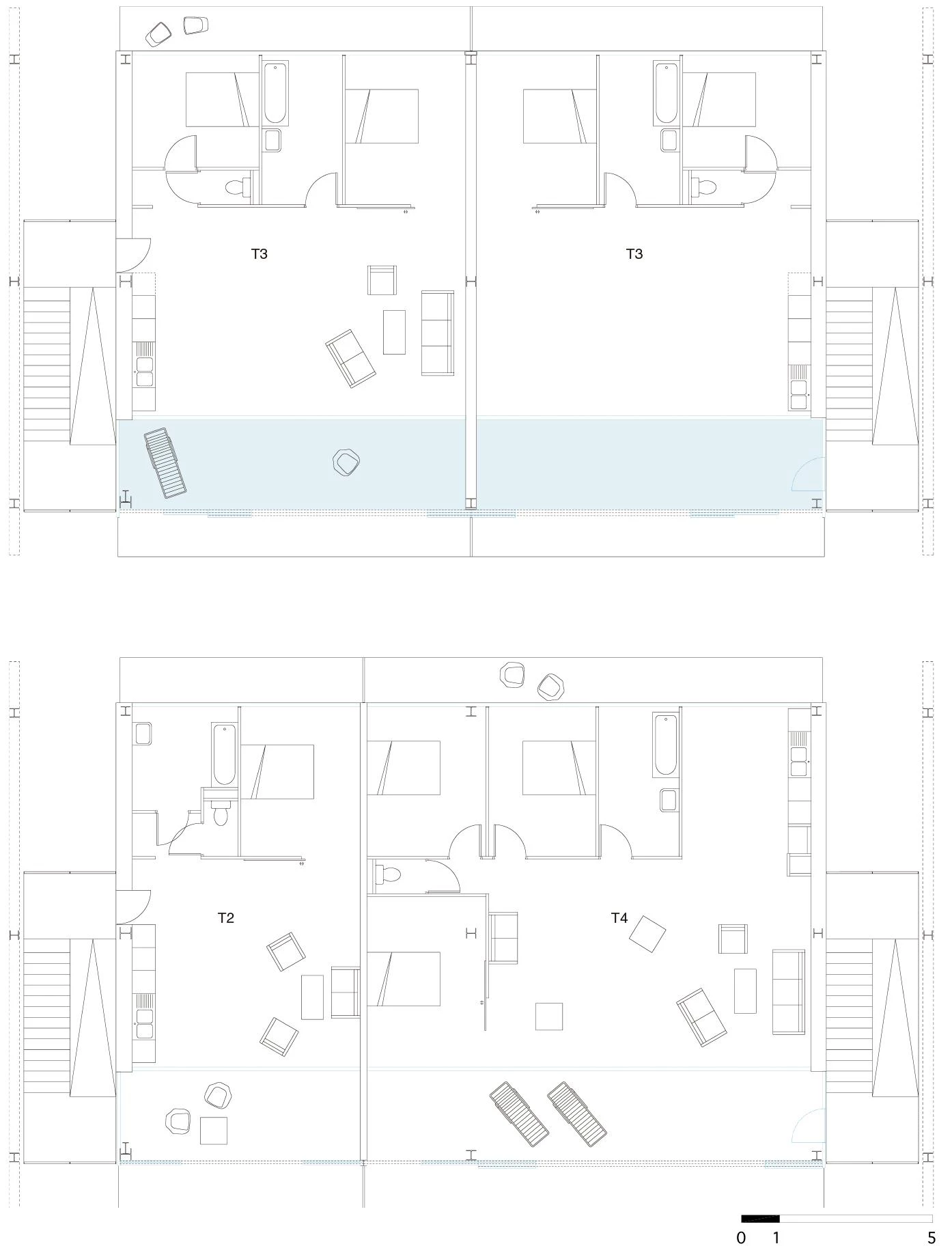53 unidades de vivienda, Saint-Nazaire