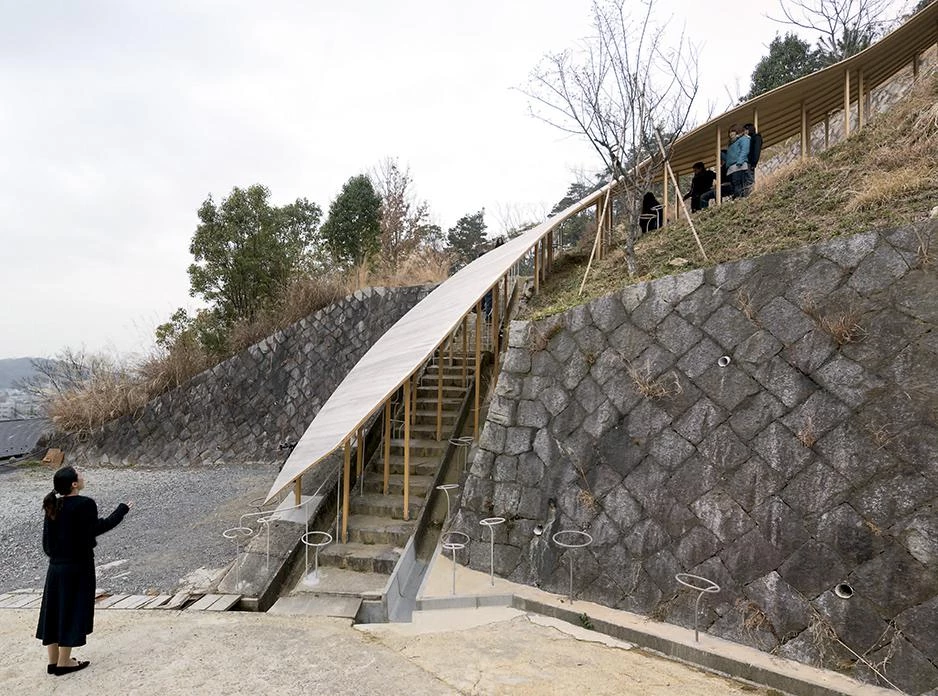 Pabellón ‘cubierta y setas’, Kioto