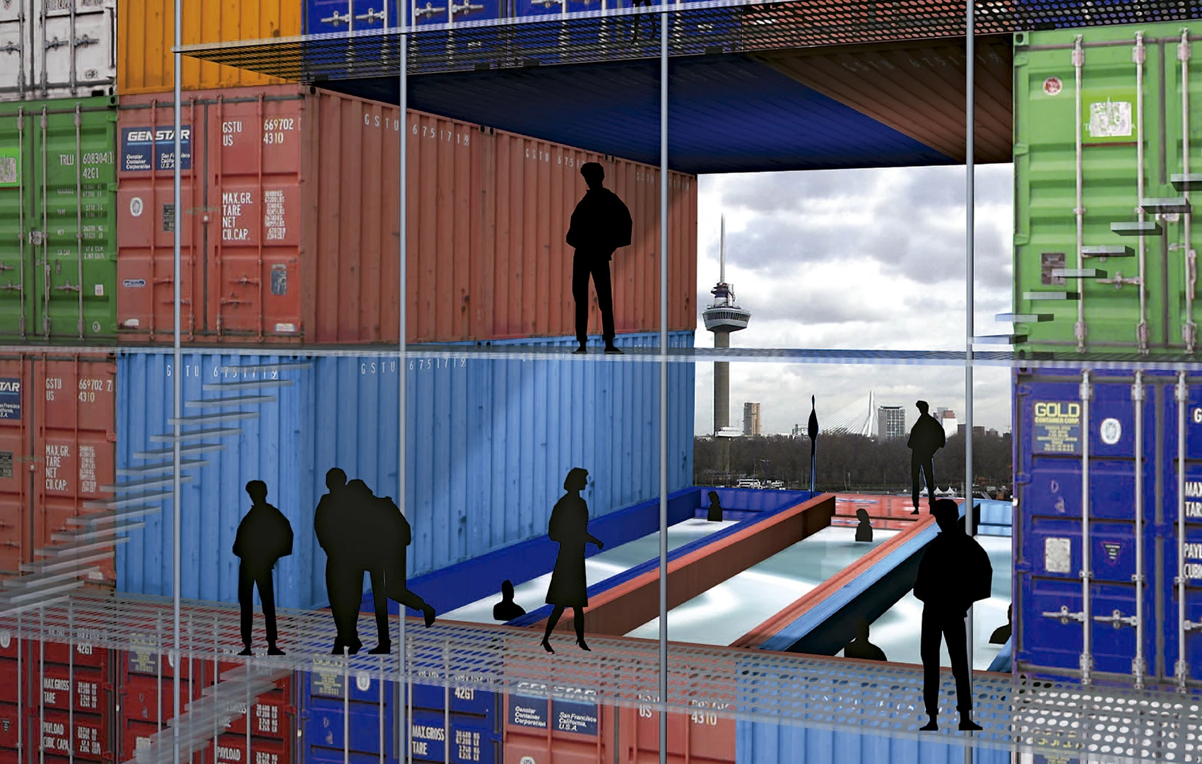 Container City, Rotterdam (Países Bajos)