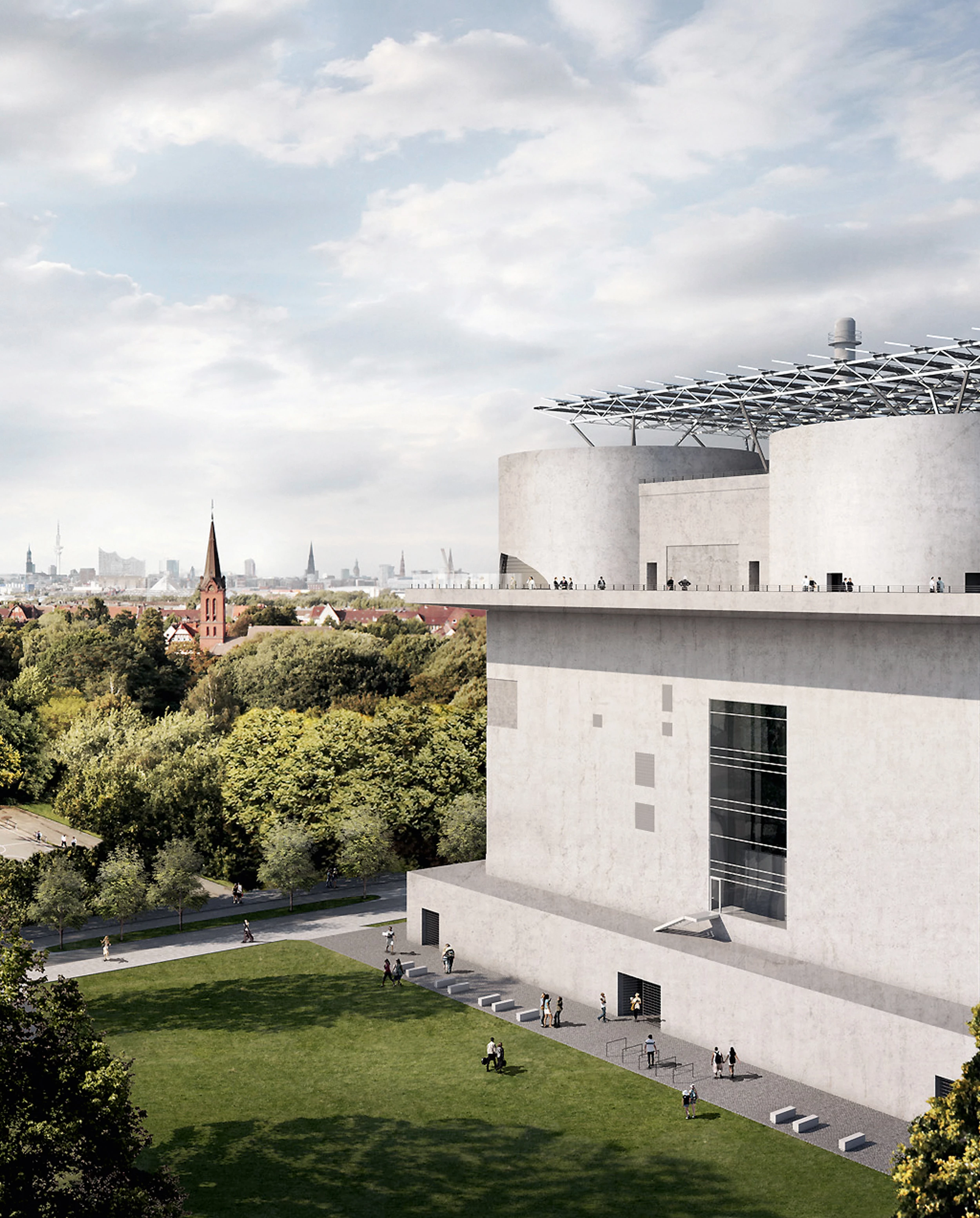 Renewable Energy Plant in Wilhelmsburg’s former bunker