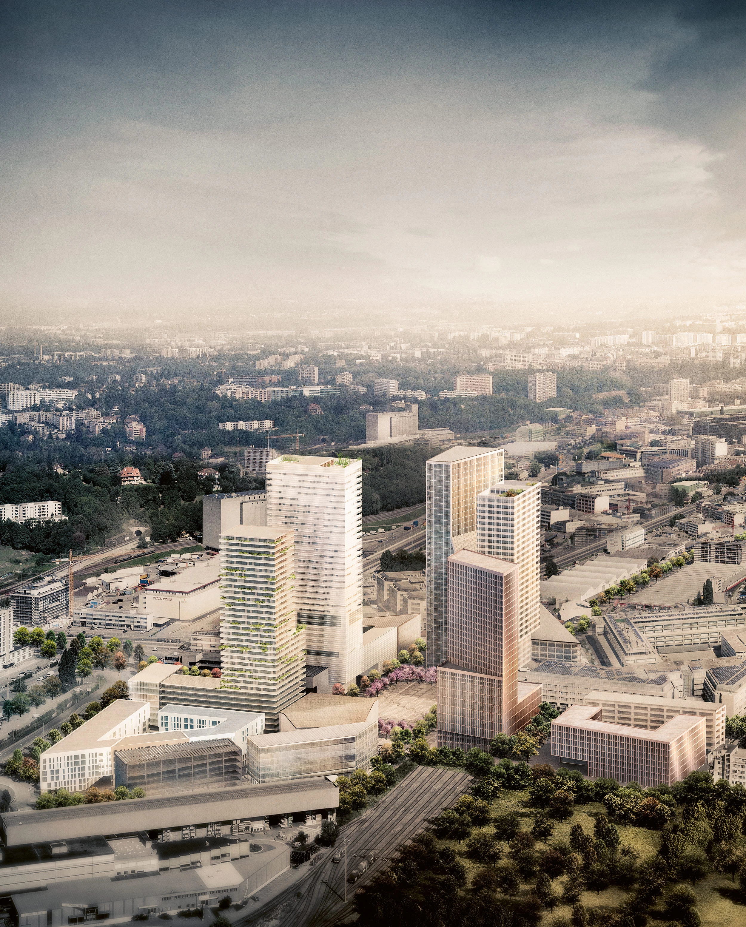 Masterplan for the new district of L’Étoile, Geneva