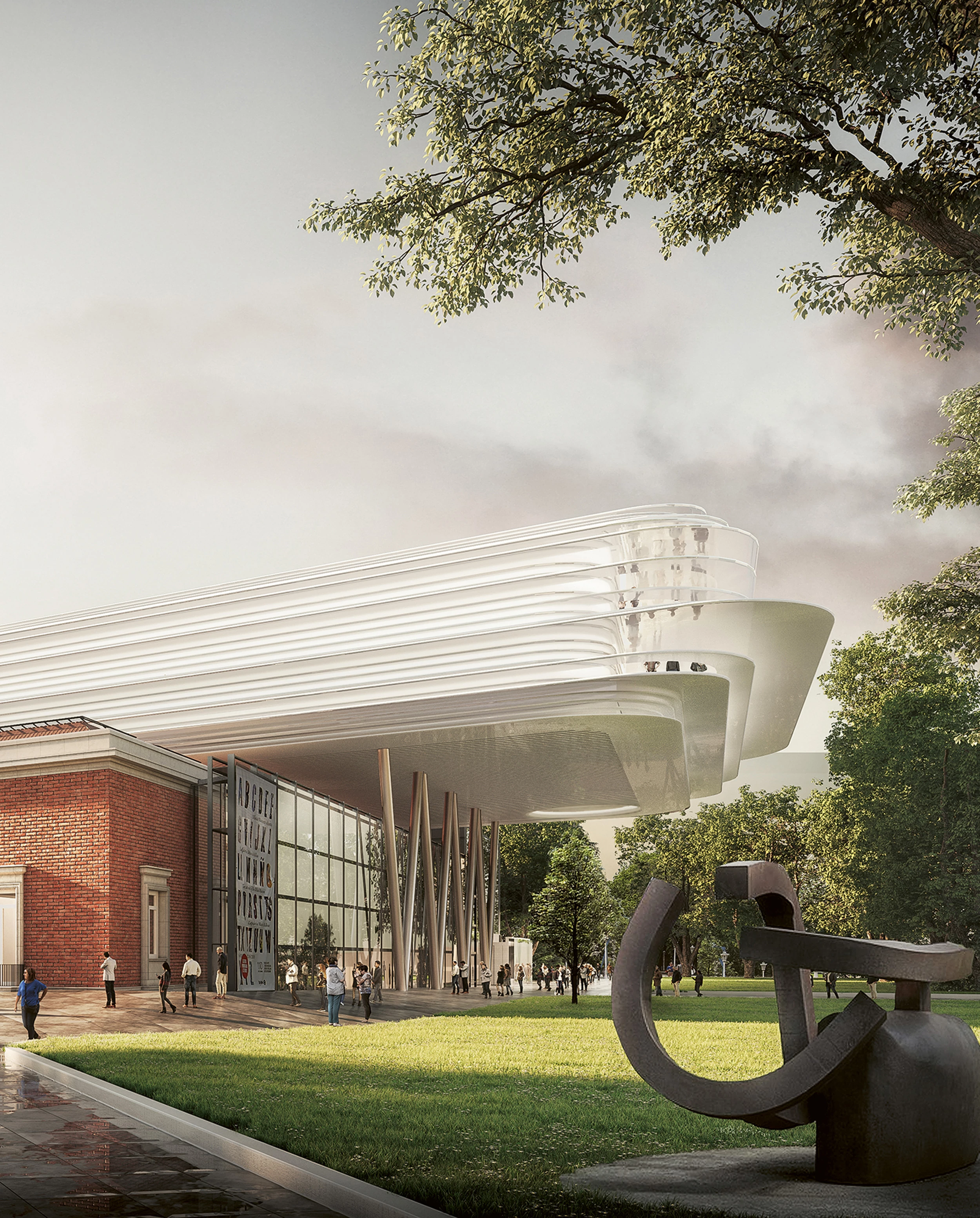 Bilbao Fine Arts Museum Extension, Foster + Partners