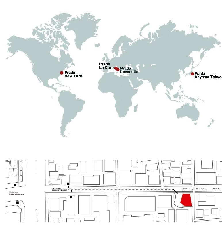 Edificio Prada en Aoyama, Tokio