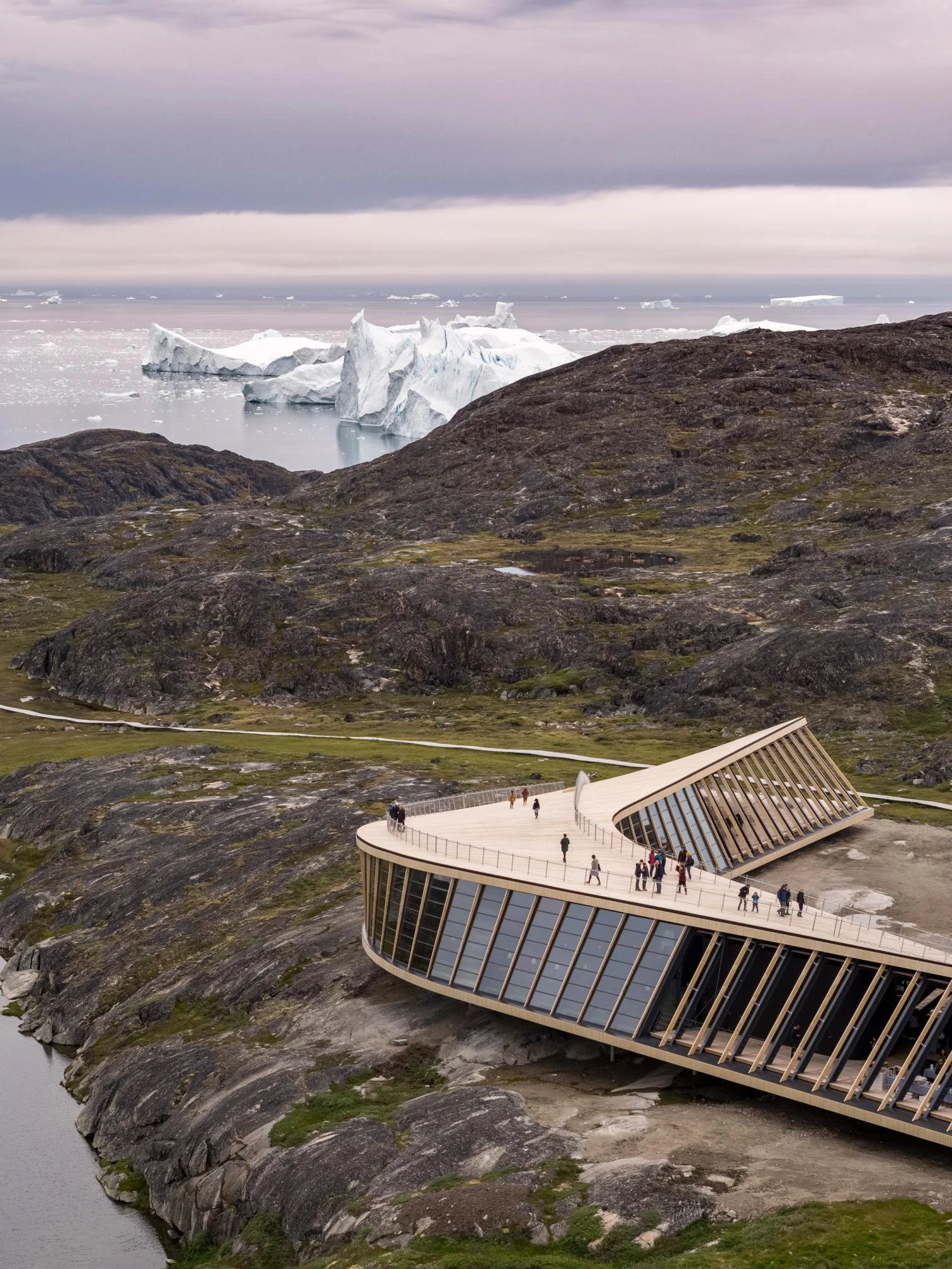 Centro de investigación climática en Groelandia