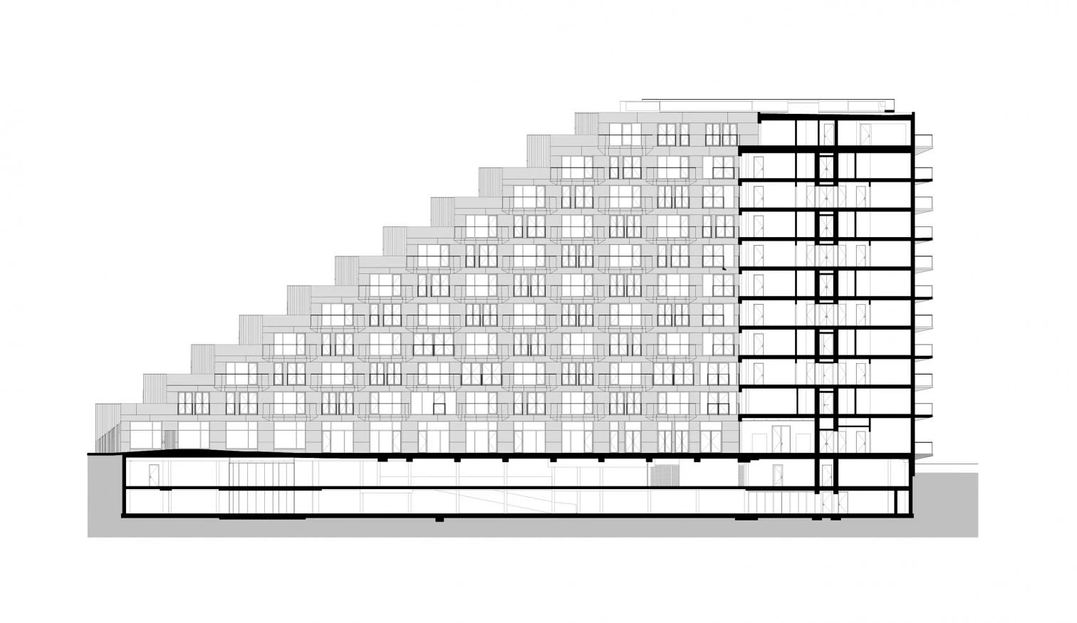Viviendas Sluishuis en Ámsterdam