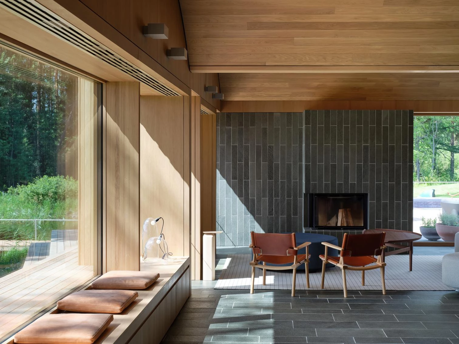 Art Sauna, junto al Museo Gösta Serlachius en Mänttä