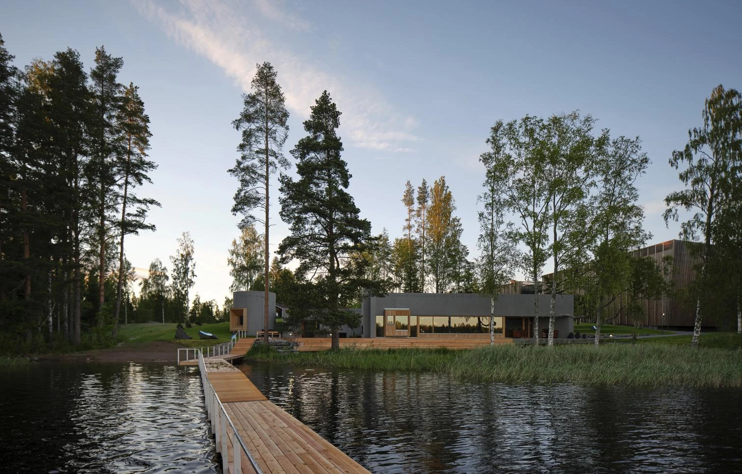 Art Sauna, junto al Museo Gösta Serlachius en Mänttä