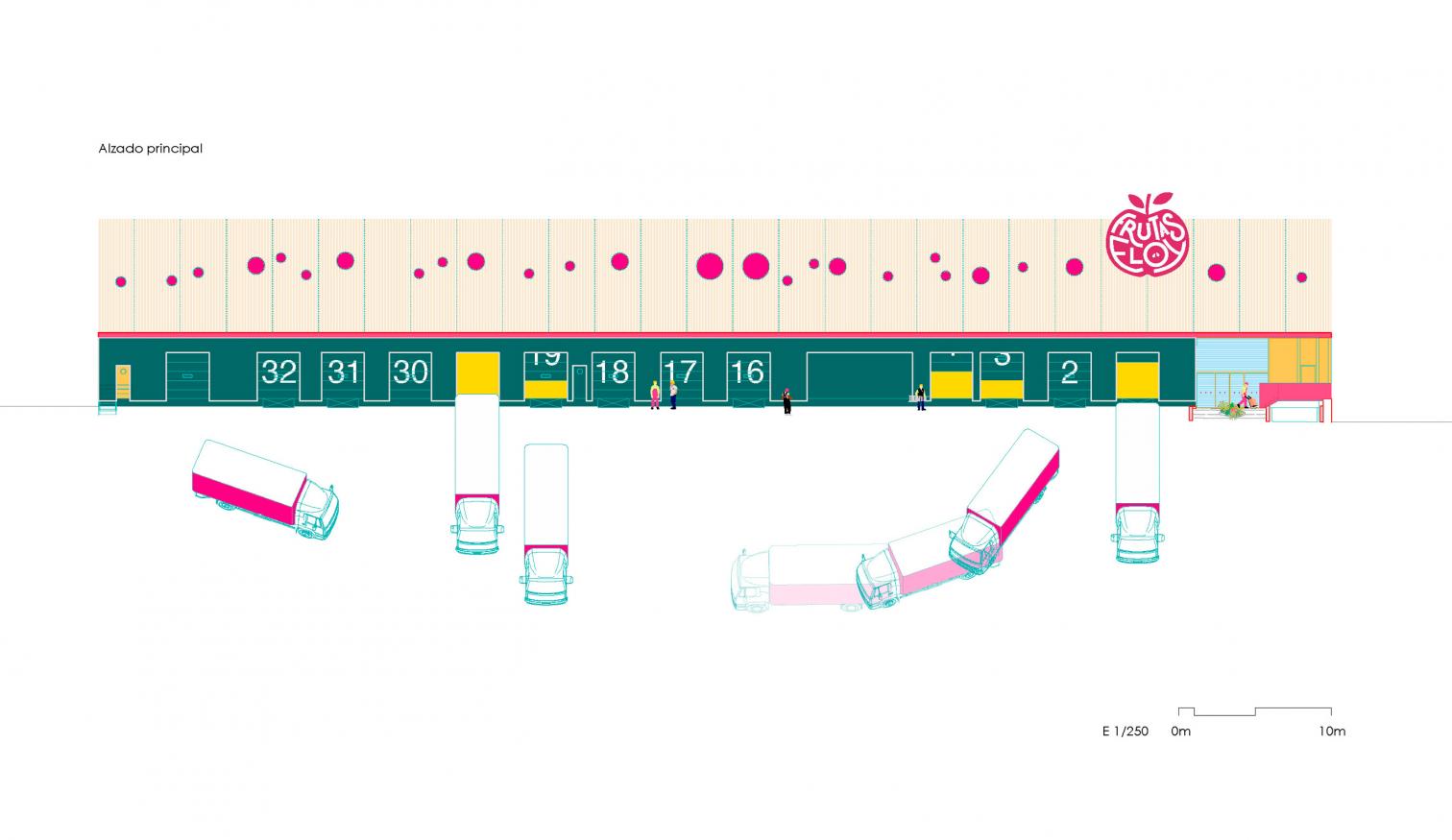 Frutas Eloy, Nave y oficinas en Mercamadrid, Vallecas.
