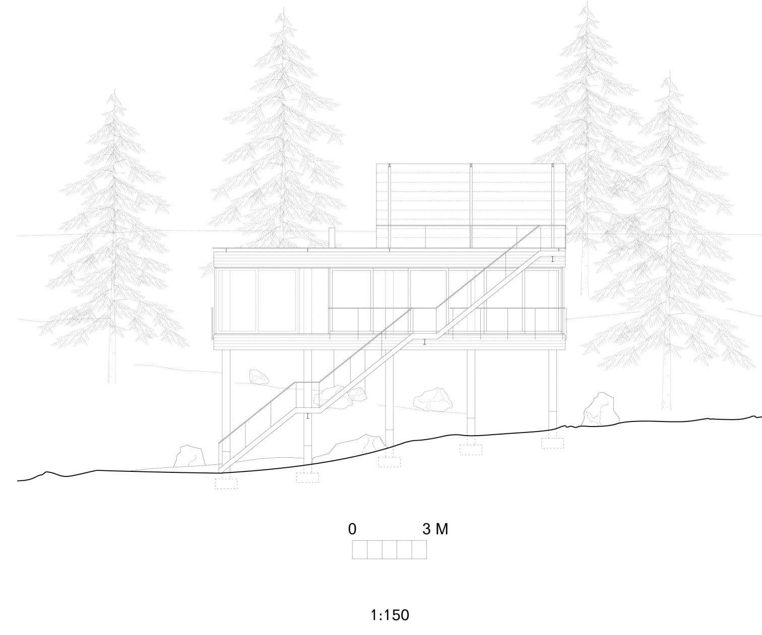 Casa 25 columnas en Plintsberg