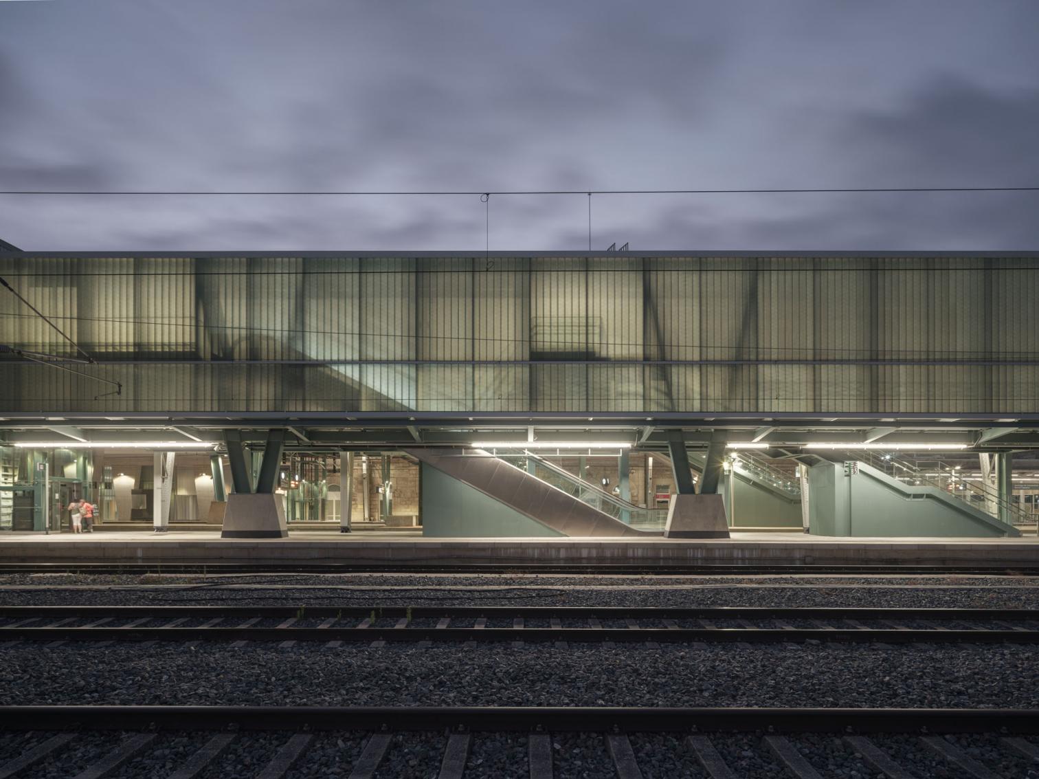AVE high-speed train station and walkway, Santiago de Compostela