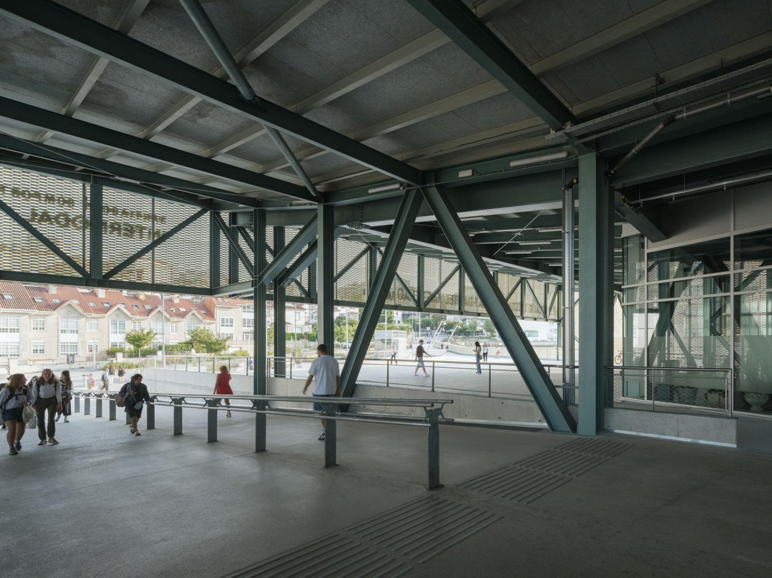 AVE high-speed train station and walkway, Santiago de Compostela