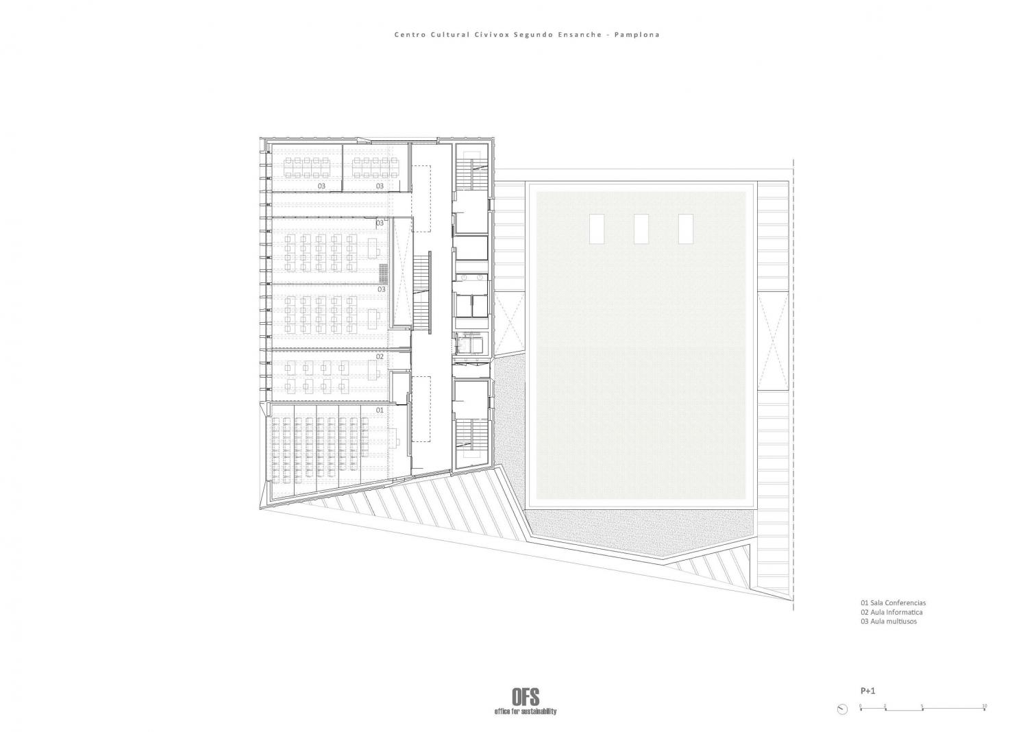 Centro Cívico Civivox Salesianos en Pamplona