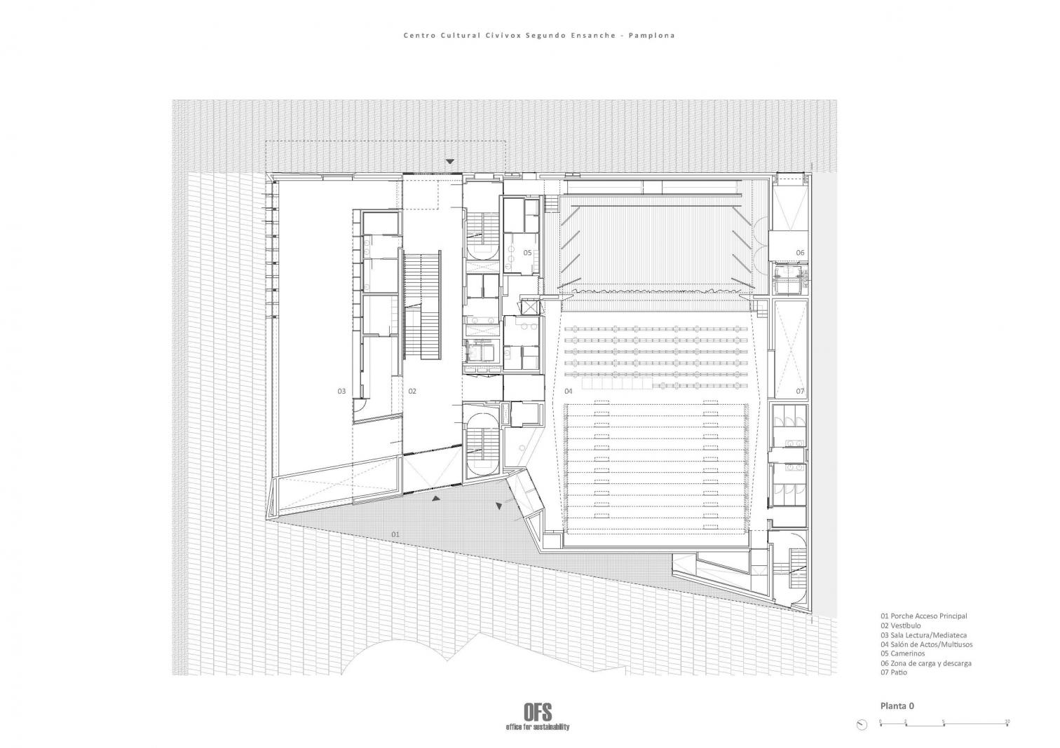 Civivox Salesianos civic center in Pamplona