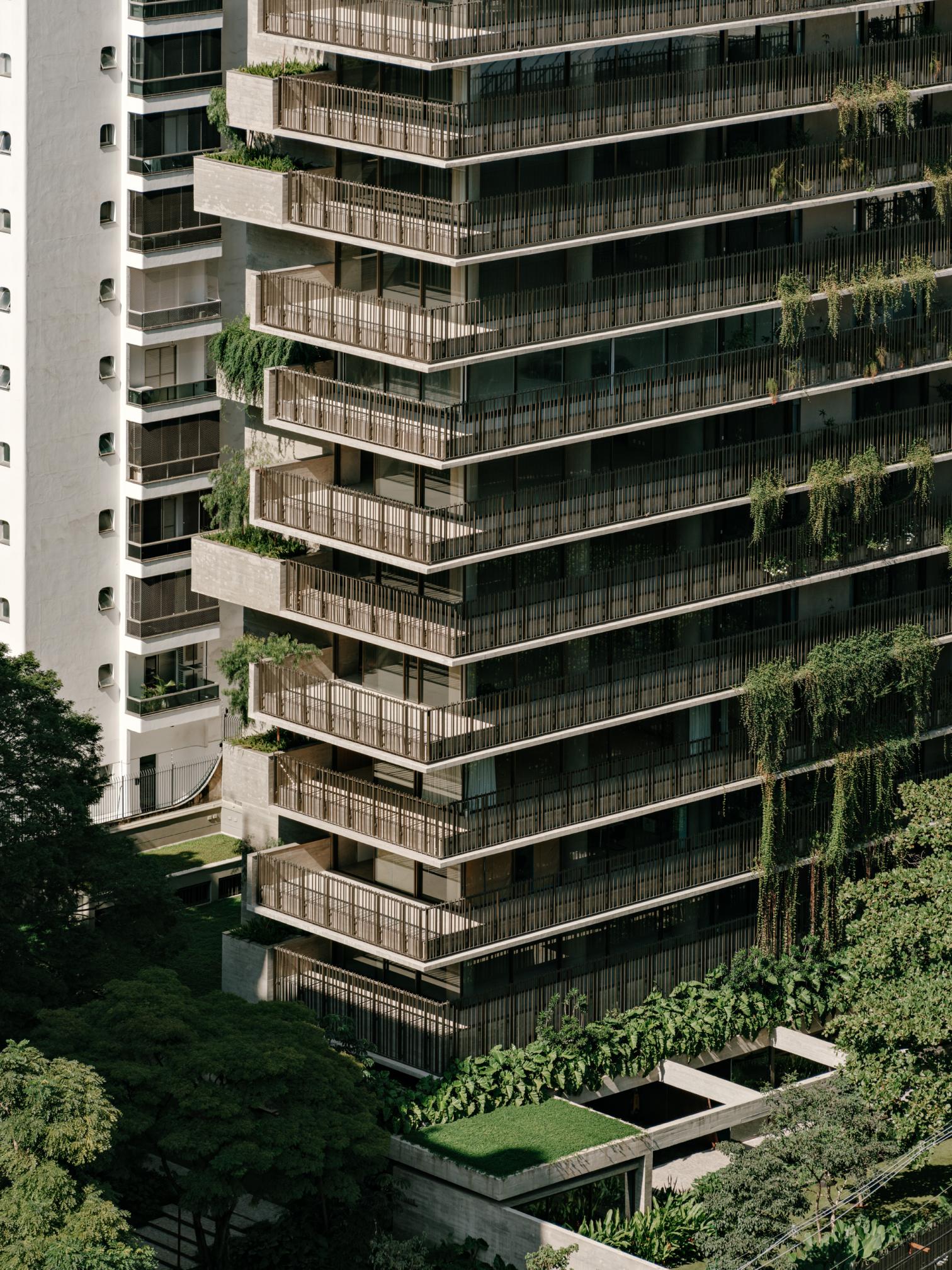 Ibaté residential building in São Paulo