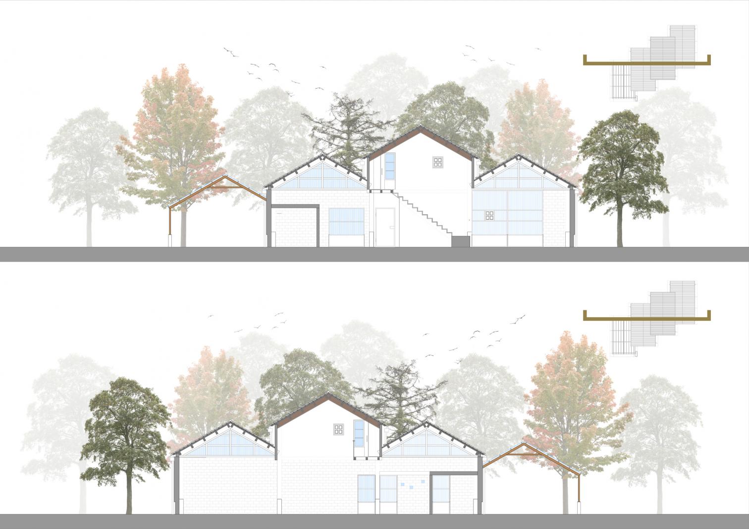 Alpendre Rectoral Santiago de Rabeda en Taboadela