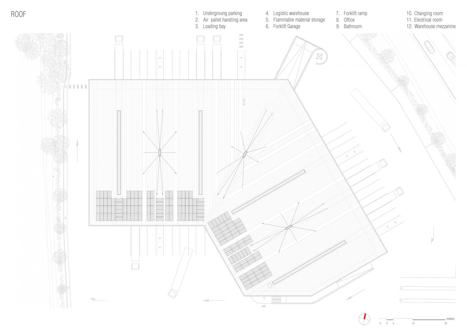 Almacén logístico para D.B. Group en Montebelluna
