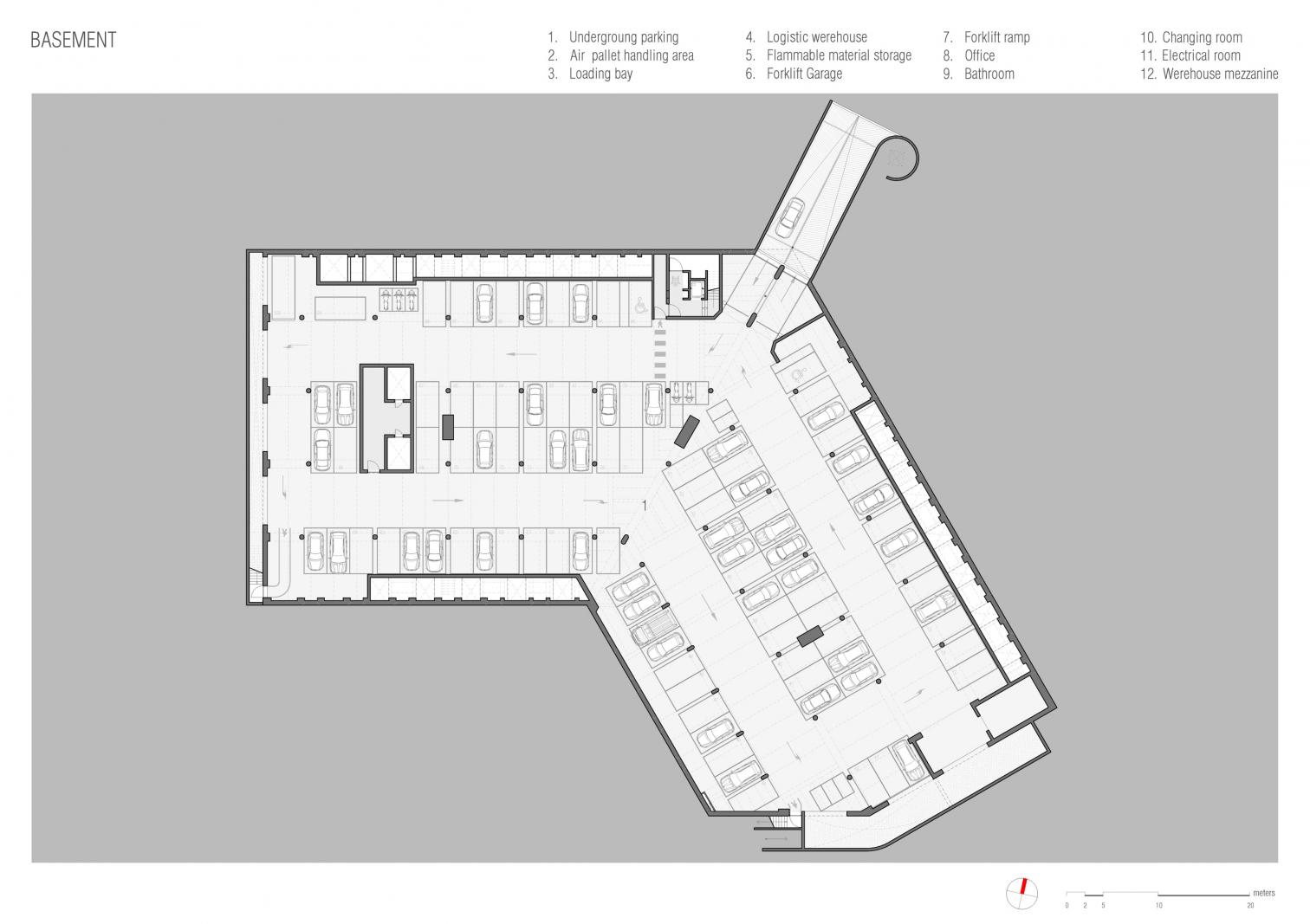Almacén logístico para D.B. Group en Montebelluna
