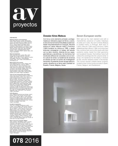 Dossier Aires Mateus