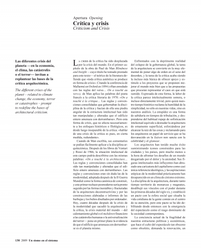 Un sismo en el sistema